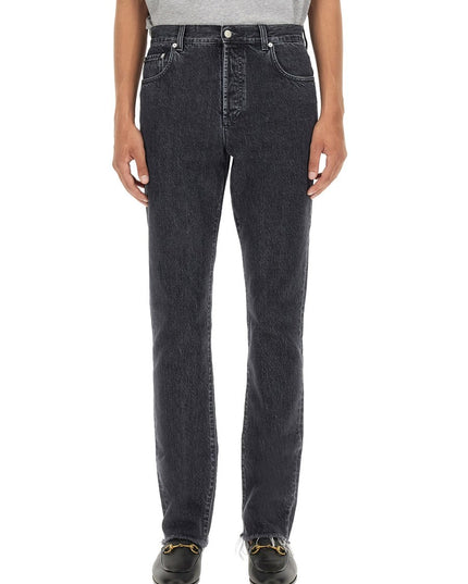 DENIM PANTS WITH LABEL