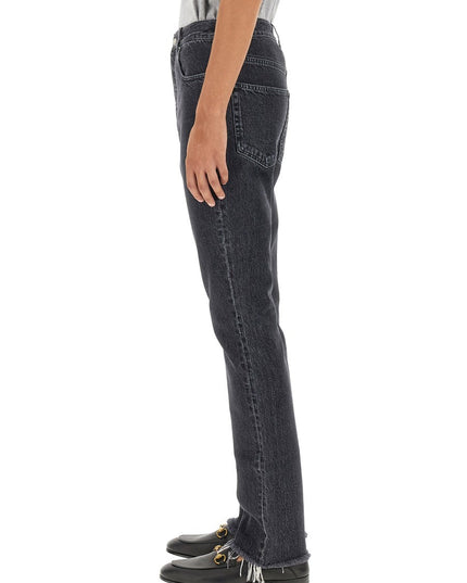 DENIM PANTS WITH LABEL