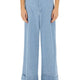 DENIM PANTS WITH LAPELS