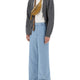 DENIM PANTS WITH LAPELS