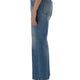 DENIM PANTS WITH LOGO LABEL