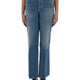 DENIM PANTS WITH LOGO LABEL