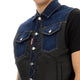 DENIM PUFFER VEST