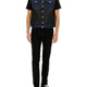 DENIM PUFFER VEST