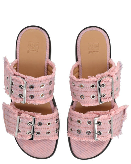 DENIM SANDAL WITH BANGS