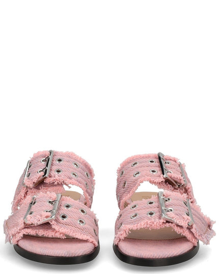 DENIM SANDAL WITH BANGS