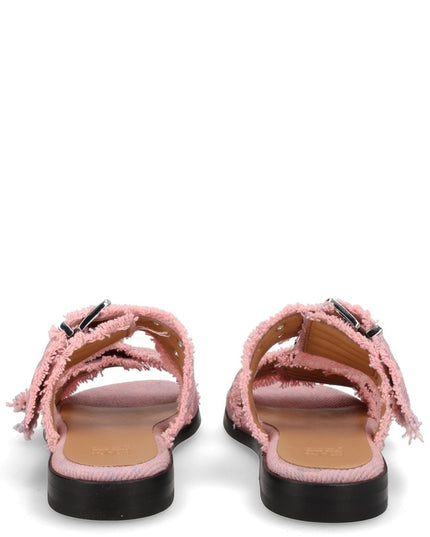 DENIM SANDAL WITH BANGS