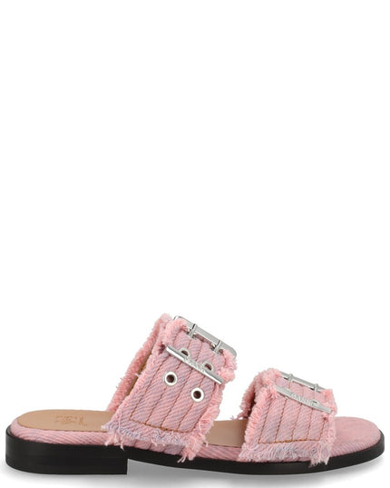 DENIM SANDAL WITH BANGS