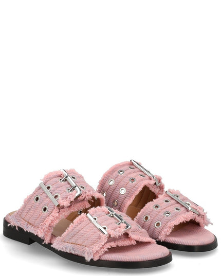 DENIM SANDAL WITH BANGS