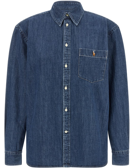 Polo Ralph Lauren | Jeanshemd mit Pony-Stickerei | Blau | Damen