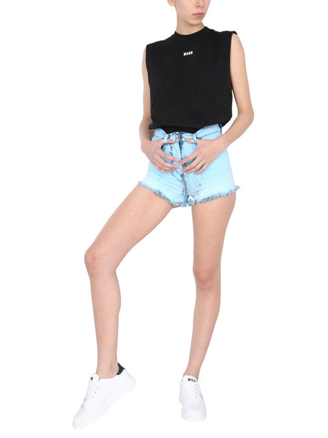 DENIM SHORTS