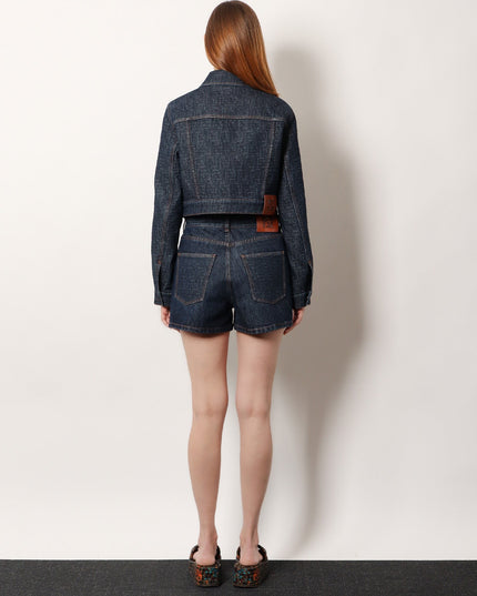 Denim shorts