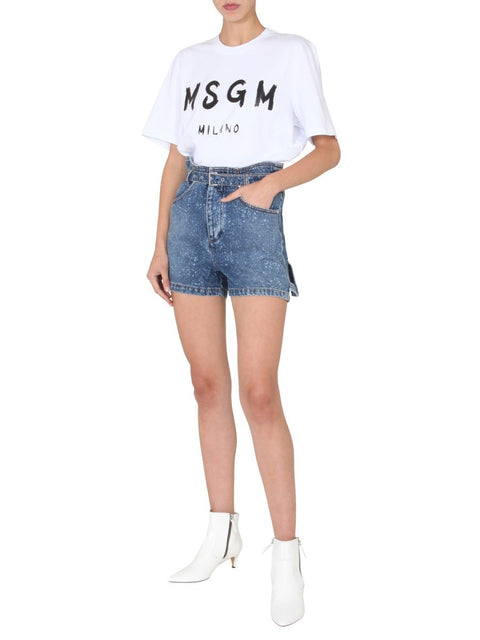 DENIM SHORTS