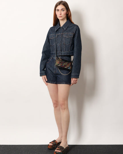 Denim shorts