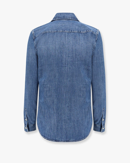 Denim slim fit shirt