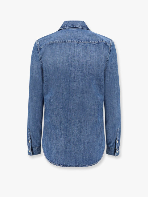 Denim slim fit shirt