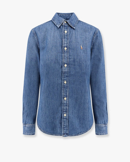 Denim slim fit shirt