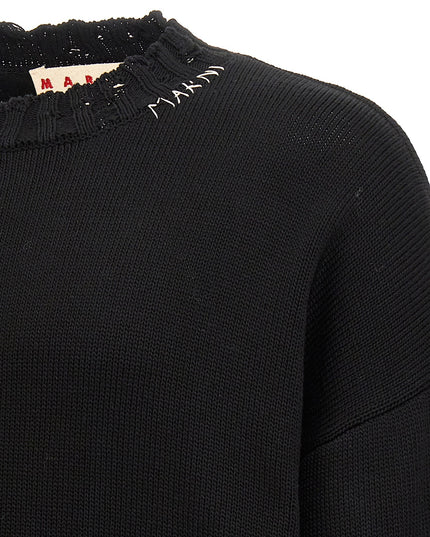 Destroyed effect sweater