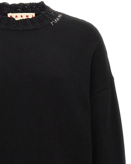 Destroyed effect sweater