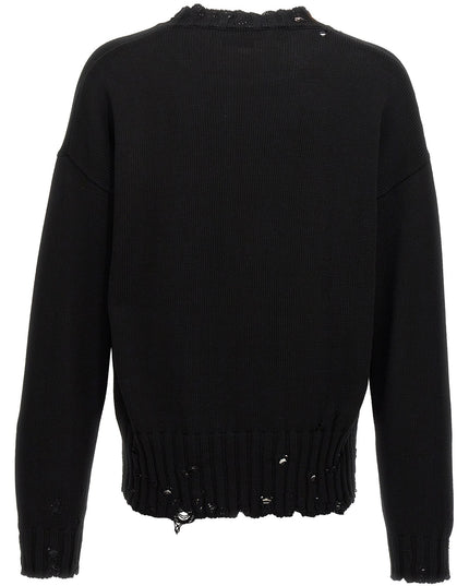 Destroyed effect sweater