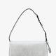 DeVain laminated leather shoulder bag
