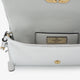 DeVain laminated leather shoulder bag