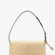 DeVain laminated leather shoulder bag