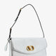 DeVain laminated leather shoulder bag