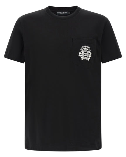 'DG' embroidered T-shirt
