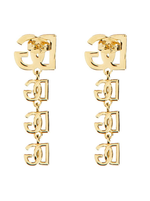 DG LOGO LONG EARRINGS