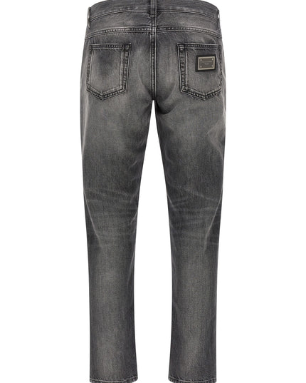 Distressed jeans
