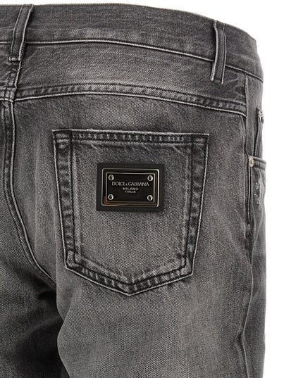 Distressed jeans