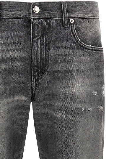 Distressed jeans