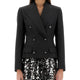 DOLCE DOUBLE-BREASTED JACKET WITH DG LOGO BUTTONS