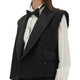 DOUBLE-BREASTED SLEEVELESS JACKET