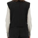 DOUBLE-BREASTED SLEEVELESS JACKET