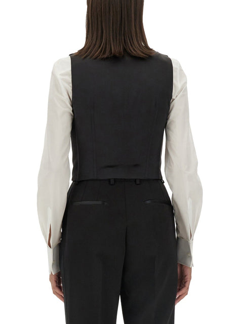 DOUBLE-BREASTED TUXEDO VEST