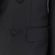 Double-breasted virgin wool blazer