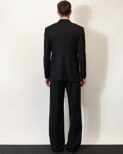 Double-breasted virgin wool blazer