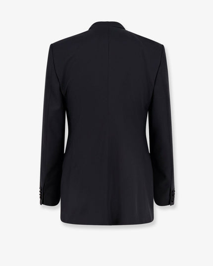 Double-breasted virgin wool blazer