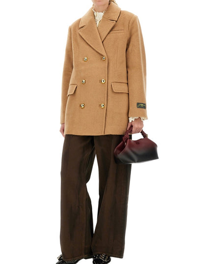 DOUBLE-BREASTED WOOL BLAZER