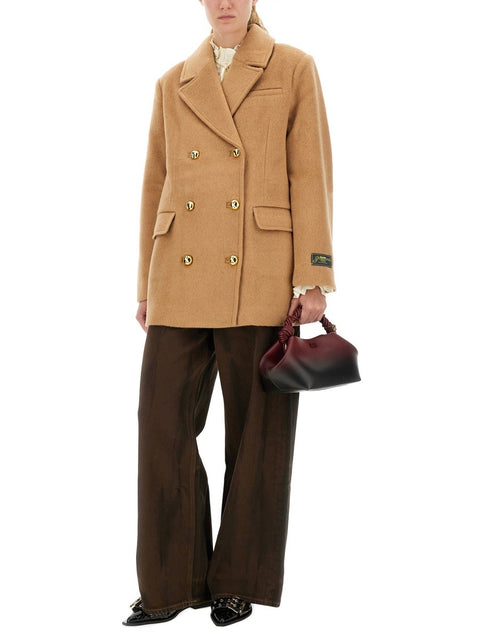 DOUBLE-BREASTED WOOL BLAZER