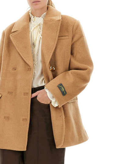 DOUBLE-BREASTED WOOL BLAZER