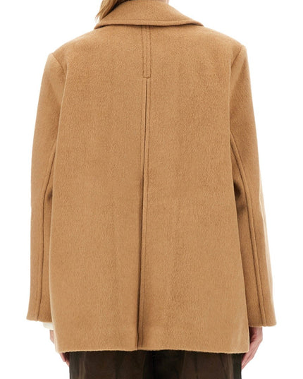DOUBLE-BREASTED WOOL BLAZER