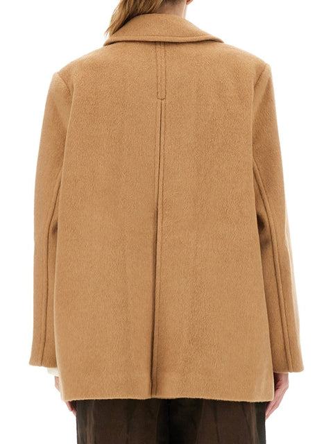 DOUBLE-BREASTED WOOL BLAZER