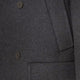 Double-breasted wool felt peacoat