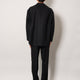 Double-breasted wool felt peacoat