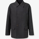 Double-breasted wool felt peacoat