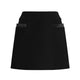 DOUBLE CREPE BASQUE SKIRT