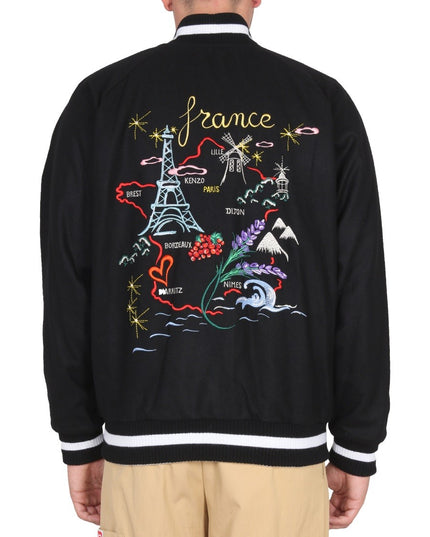 DOUBLE FACE BOMBER JACKET "FRANCE JAPAN"